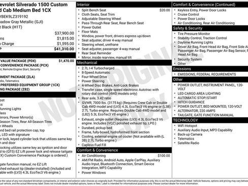 Used 2020 Chevrolet Silverado 1500 Custom w/ Custom Value Package image 31