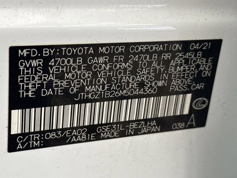 Used 2021 Lexus IS 350 F Sport image 22