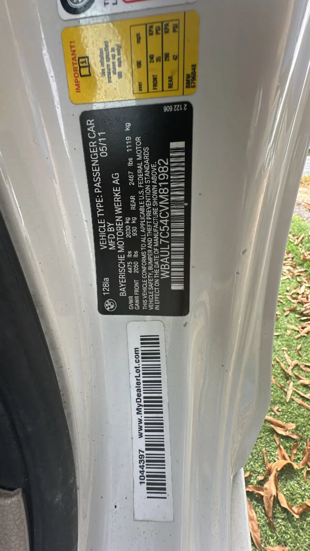 Used 2012 BMW 128i Convertible RWD image 22