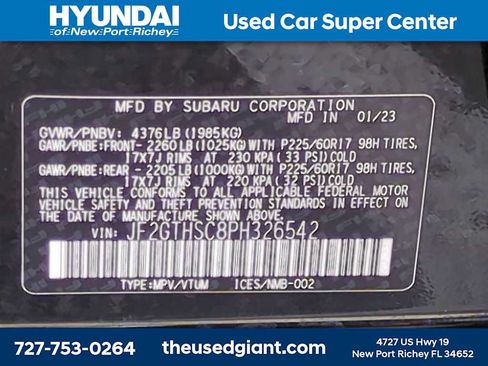 Used 2023 Subaru Crosstrek 2.5i Sport AWD/4WD image 31