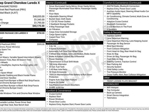 Used 2024 Jeep Grand Cherokee Laredo X AWD/4WD image 41