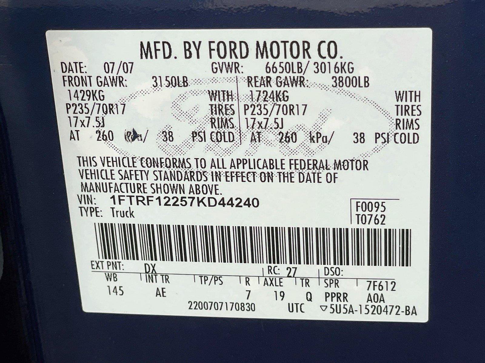 Used 2007 Ford F150 XL RWD image 27