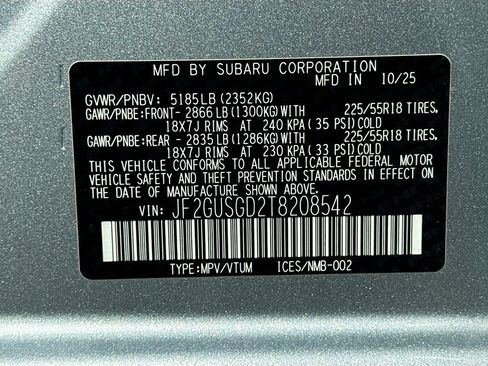 Certified 2026 Subaru Crosstrek 2.5i Sport w/ Crosstrek Mirror Package AWD/4WD image 29