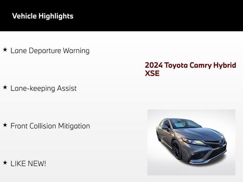 Used 2024 Toyota Camry XSE FWD image 4