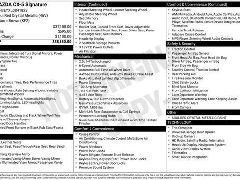 Used 2020 MAZDA CX-5 Signature image 42