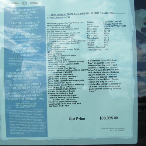 Certified 2024 Buick Enclave Premium FWD image 16