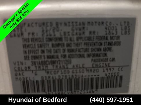 Used 2021 Nissan Sentra SV FWD image 12