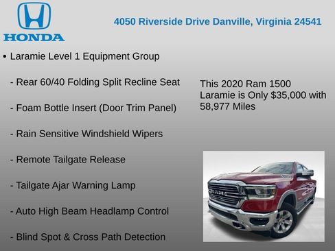 Used 2020 RAM 1500 Laramie image 7
