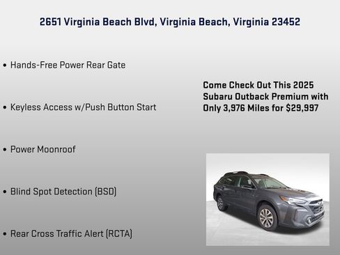 Certified 2025 Subaru Outback Premium image 14