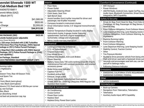 New 2026 Chevrolet Silverado 1500 W/T w/ Trailering Package image 4
