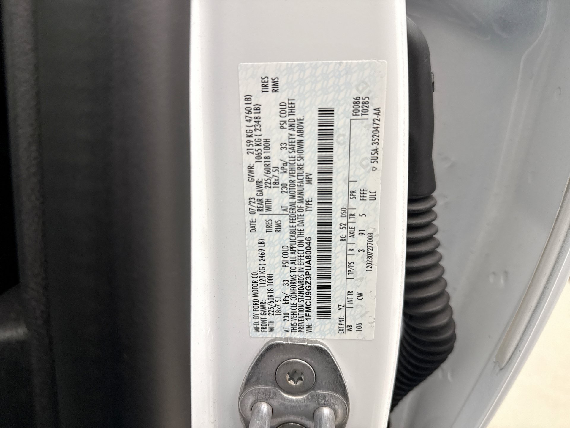 Used 2023 Ford Escape Active AWD/4WD image 19