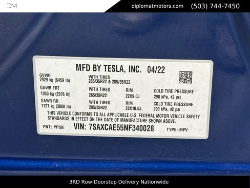 Used 2022 Tesla Model X image 47