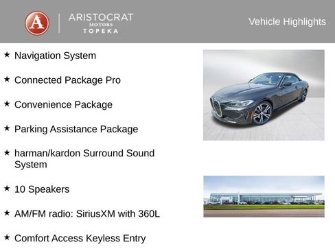 Certified 2024 BMW 430i xDrive Convertible w/ Convenience Package image 4