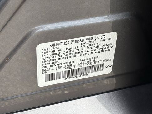 Certified 2023 INFINITI Q50 Luxe w/ Cargo Package RWD image 37