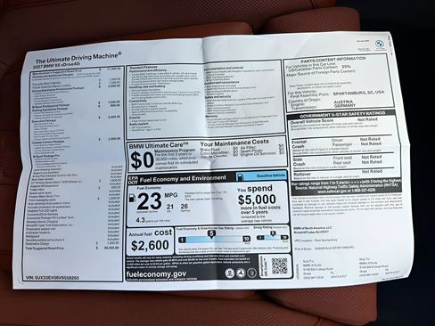 New 2027 BMW X6 xDrive40i w/ Executive Package AWD/4WD image 23