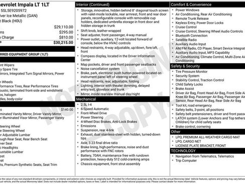 Used 2014 Chevrolet Impala LT image 8