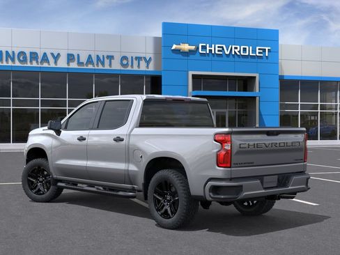 New 2026 Chevrolet Silverado 1500 Custom w/ Turbomax Blackout Package RWD image 3