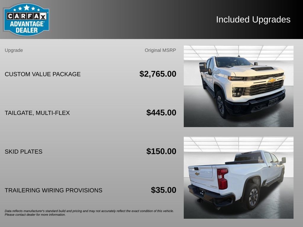 Used 2024 Chevrolet Silverado 2500 Custom w/ Custom Value Package AWD/4WD image 3