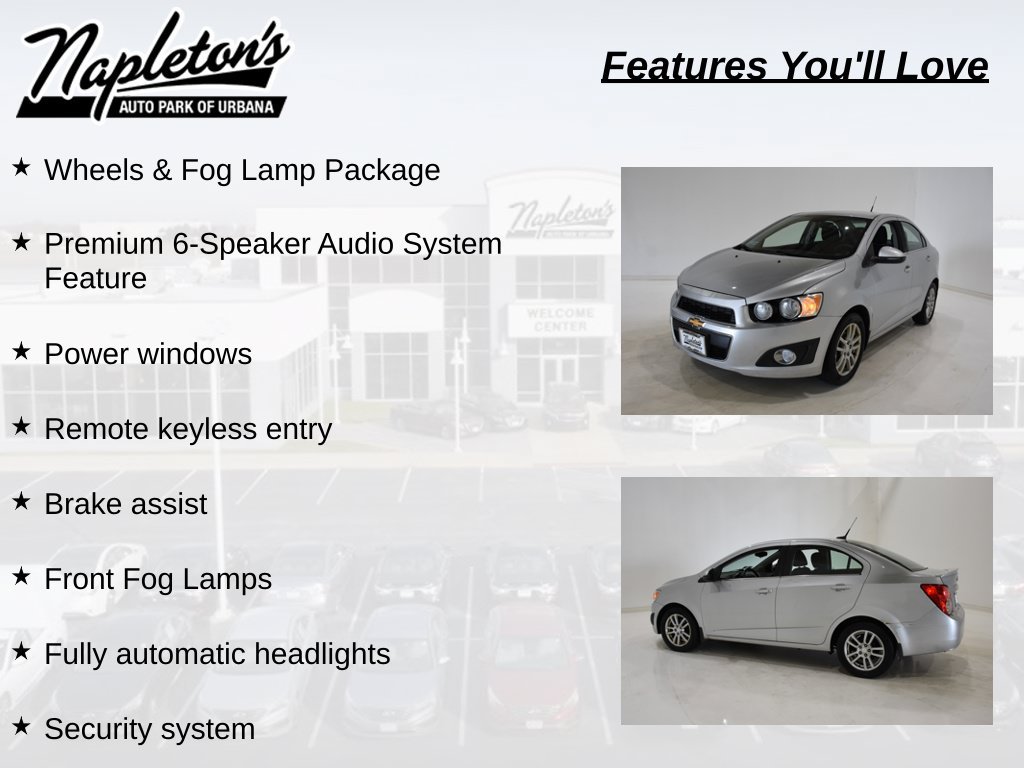 Used 2013 Chevrolet Sonic LT w/ Wheels and Fog Lamp Package FWD image 7