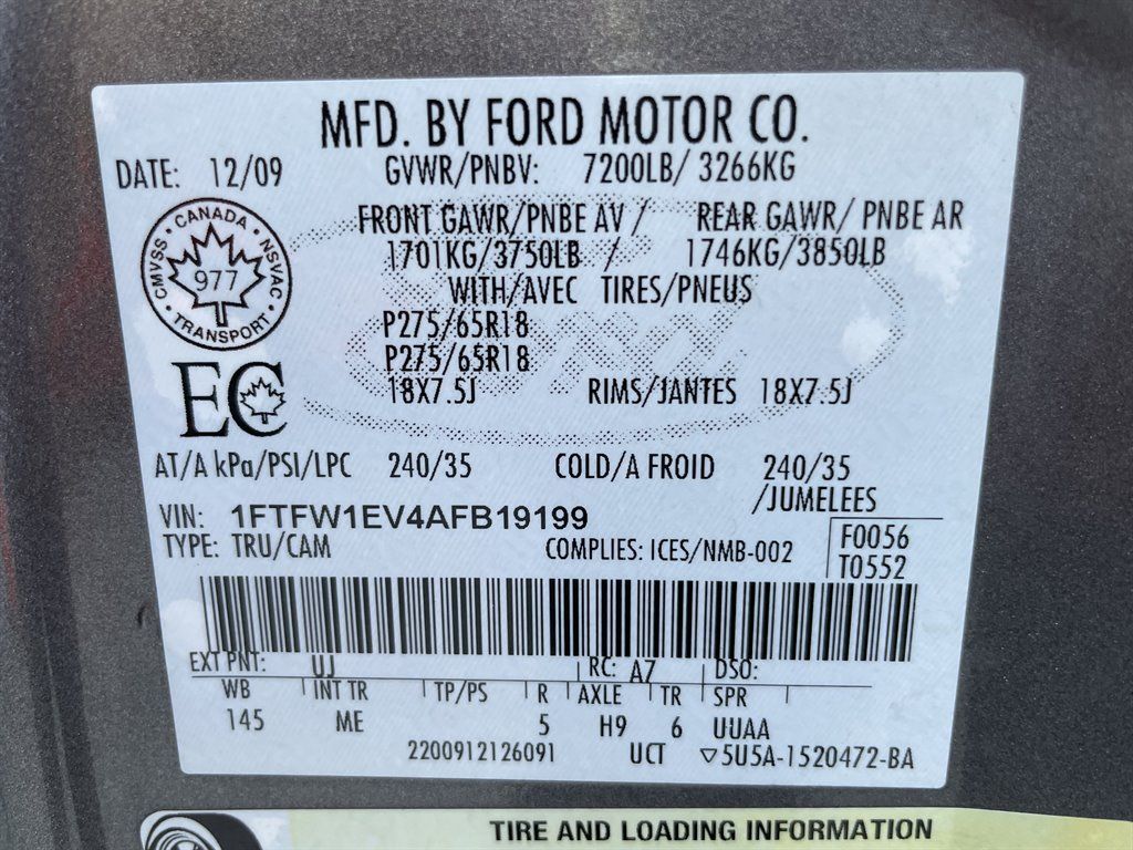 Used 2010 Ford F150 XLT AWD/4WD image 41