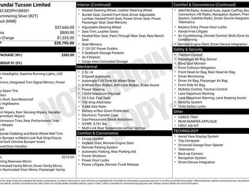 Certified 2023 Hyundai Tucson Limited w/ Winter Package image 33