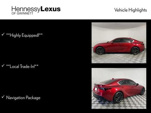 Used 2025 Lexus IS 350 F Sport w/ Navigation Package AWD/4WD image 11