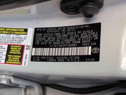 Used 2023 Toyota Camry SE FWD image 24