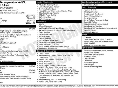 Certified 2023 Volkswagen Atlas SEL Premium AWD/4WD image 33