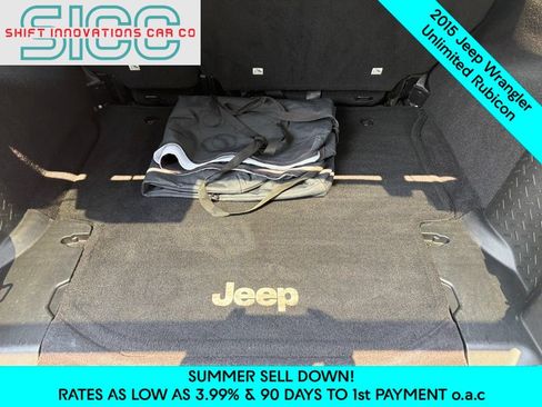 Used 2015 Jeep Wrangler Unlimited Rubicon w/ Connectivity Group AWD/4WD image 23
