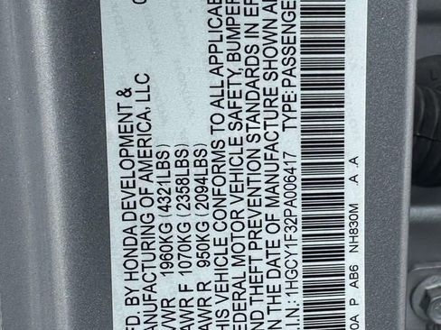Certified 2023 Honda Accord EX image 30