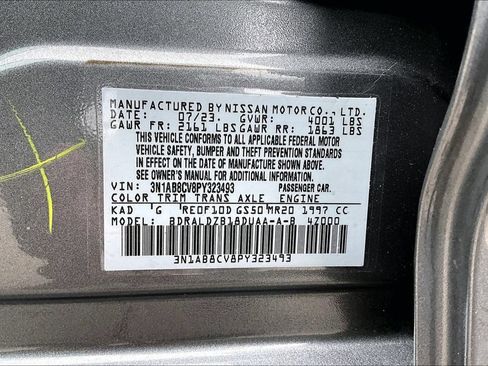 Used 2023 Nissan Sentra SV w/ All-Weather Package FWD image 19