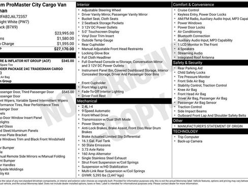 Used 2018 RAM ProMaster City Tradesman FWD image 2
