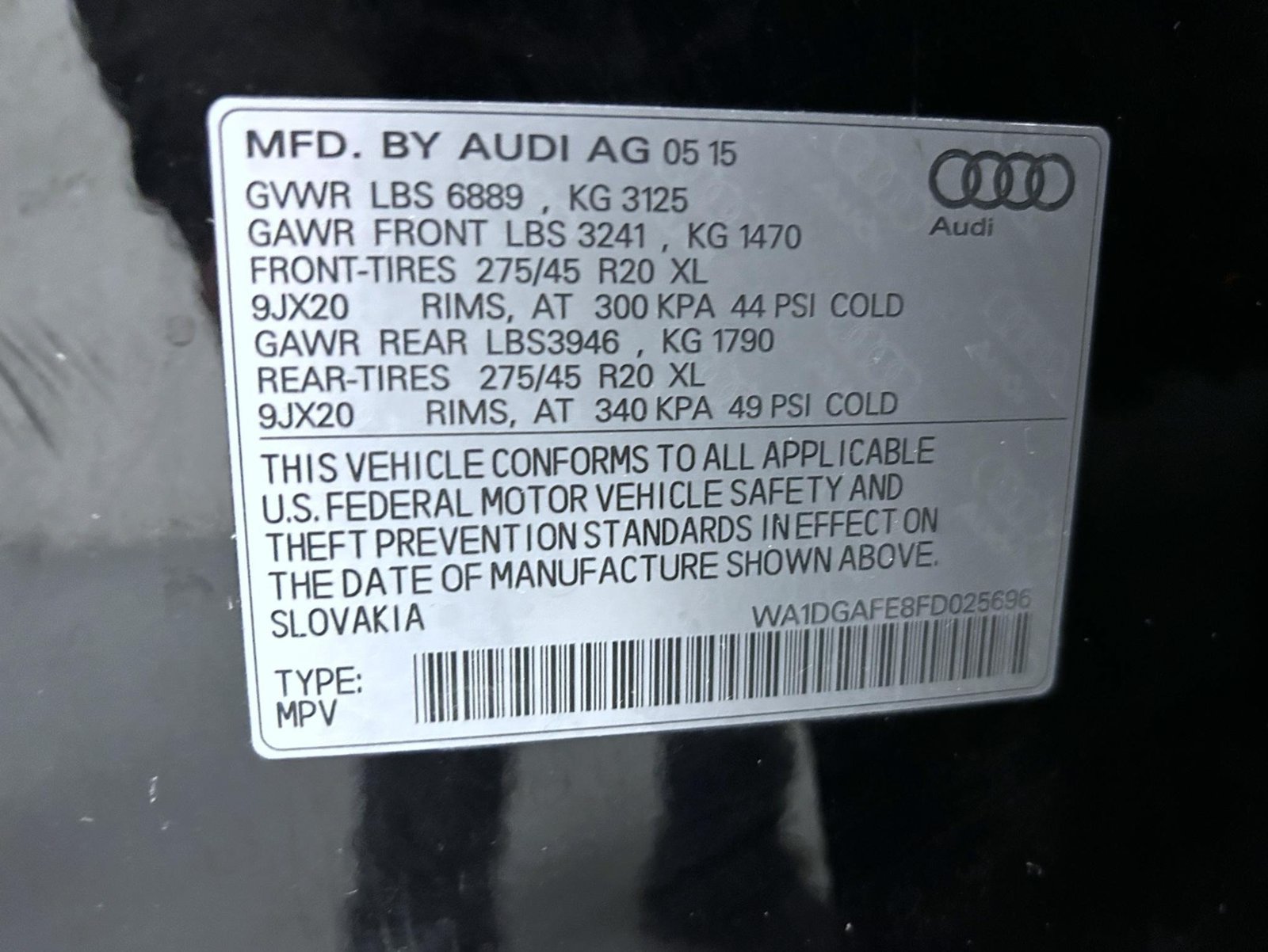 Used 2015 Audi Q7 3.0T S line Prestige w/ Luxury Package AWD/4WD image 26