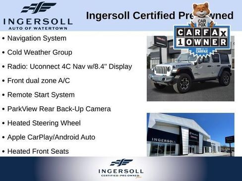 Used 2023 Jeep Wrangler Unlimited Rubicon 4xe w/ Cold Weather Group image 11