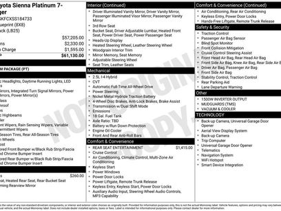 Used 2025 Toyota Sienna Platinum