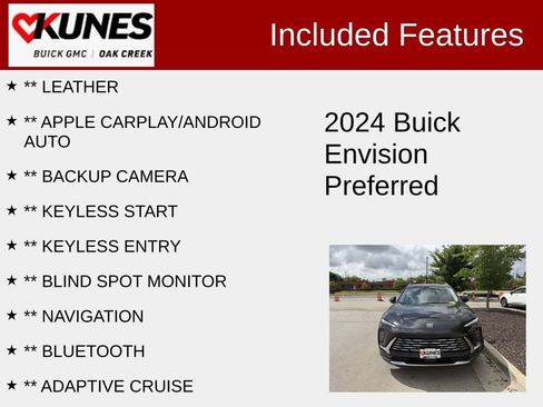 Used 2024 Buick Envision Preferred AWD/4WD image 2