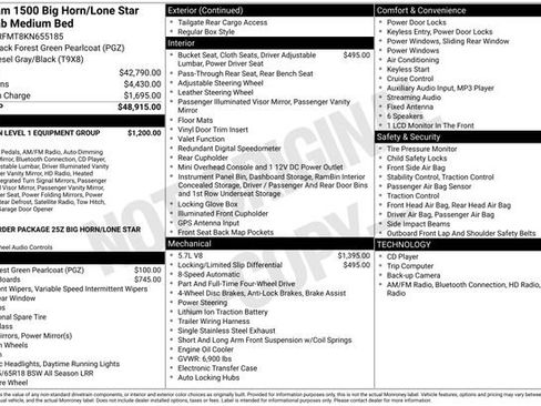 Used 2019 RAM 1500 Big Horn image 3