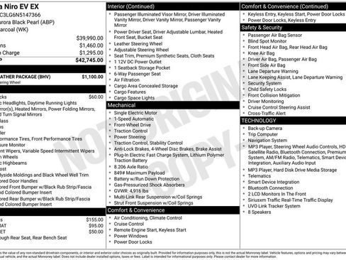 Used 2022 Kia Niro EX w/ Cold Weather Package FWD image 2