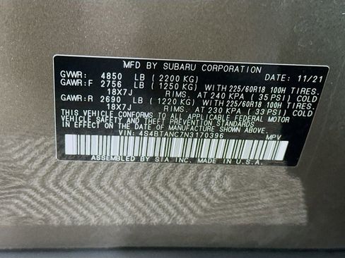 Certified 2022 Subaru Outback Limited w/ Popular Package #2 image 40