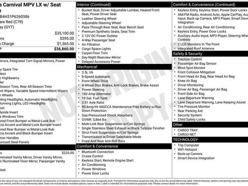 Certified 2023 Kia Carnival LX image 4