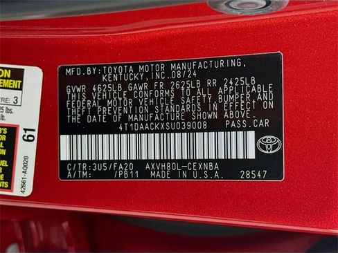 Certified 2025 Toyota Camry LE image 32