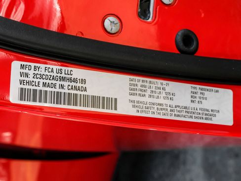 Used 2021 Dodge Challenger SXT w/ Blacktop Package image 52