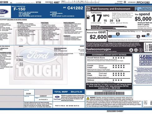Used 2023 Ford F150 Tremor w/ Trailer Tow Package image 7