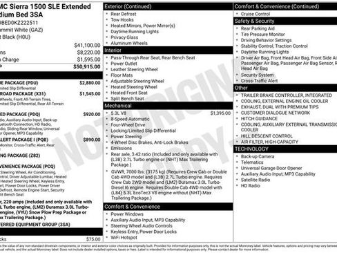 Used 2019 GMC Sierra 1500 SLE w/ SLE Value Package AWD/4WD image 6