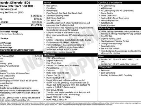 Used 2021 Chevrolet Silverado 1500 Custom AWD/4WD image 10