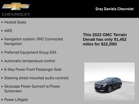 Certified 2022 GMC Terrain Denali image 11
