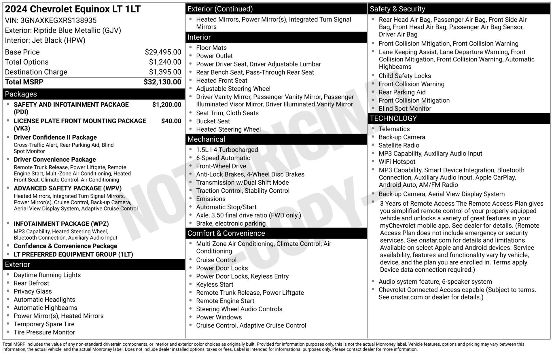 Used 2024 Chevrolet Equinox LT FWD image 3