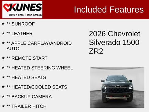 Used 2026 Chevrolet Silverado 1500 ZR2 AWD/4WD image 2