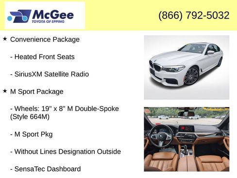 Used 2020 BMW 530i xDrive w/ M Sport Package AWD/4WD image 12