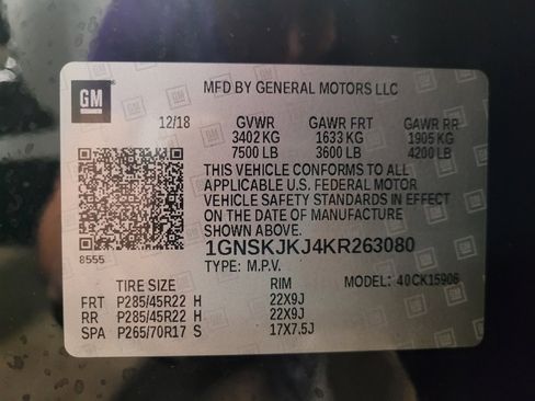 Used 2019 Chevrolet Suburban Premier w/ Premier Plus Edition image 33